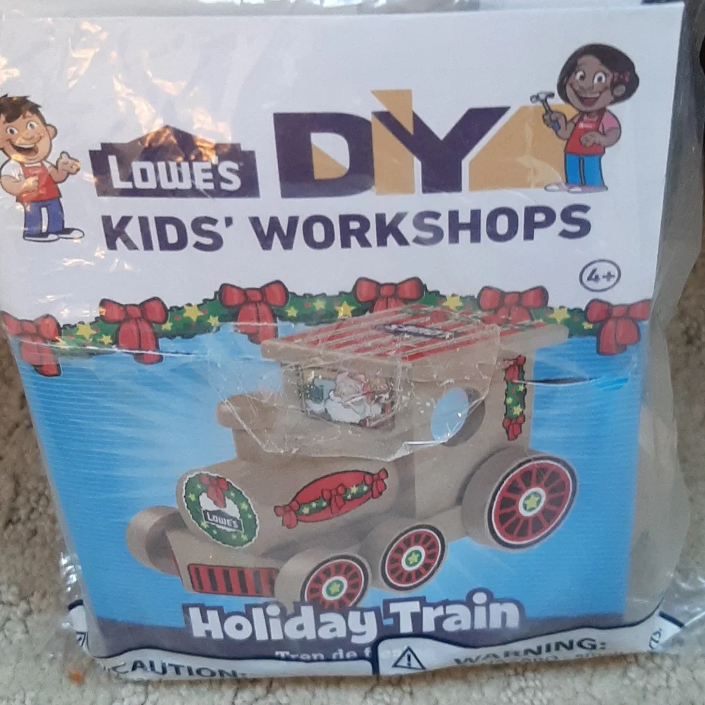 DIY Home Depot And Lowe's Kids Workshops Holiday Train Kit And Christmas Car